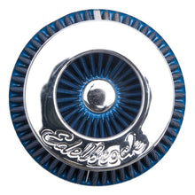 Load image into Gallery viewer, Edelbrock Air Filter Pro-Flo Series Conical 6 7In Tall Blue/Chrome