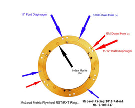 McLeod Racing RST HD Twin - Metric Ring - 05-10 Ford Mustang 4.6L - 1-1/16 x 10 Spline