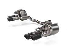 Load image into Gallery viewer, Akrapovic 2024+ Porsche Panamera Slip-On Line (Titanium) w/ Carbon Tips: Requires V6 or V8 fit kit