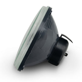 Oracle 7in Sealed Beam Glass Lens Headlight  Non-Halo-Compatible with H4 LED Bulbs
