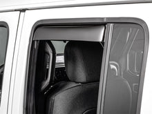Load image into Gallery viewer, WeatherTech 20-26 Jeep Gladiator JT Rear Rear Side Window Deflectors-Dark Tint
