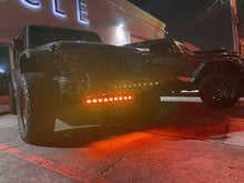 Load image into Gallery viewer, ORACLE Lighting 18-22 Jeep Wrangler JL Skid Plate w/ Integr LED Emitters - Amber
