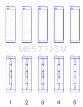 Load image into Gallery viewer, King Engine Bearings Audi CDaa/CDha/CDhb/CDab (Size +0.25mm) Main Bearing Set