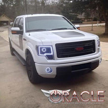 Load image into Gallery viewer, Oracle 13-14 Ford F-150 / Raptor LED Headlight Projector Halo Kit - Blue