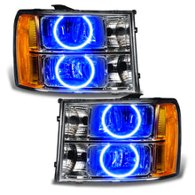 Load image into Gallery viewer, Oracle Lighting 07-13 GMC Sierra Pre-Assembled LED Halo Headlights - Blue