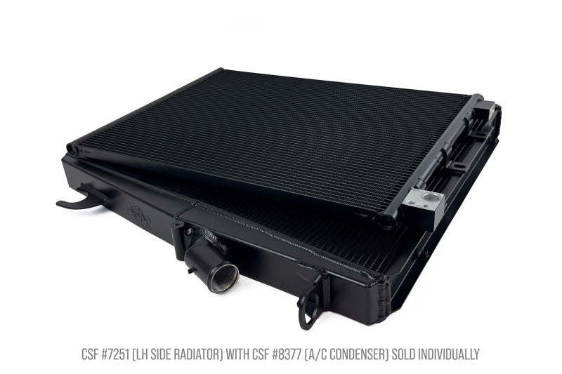 CSF 09-15 Ferrari 458 High Performance All Aluminum Radiator - Left