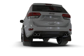 Rally Armor 18-22 Jeep Grand Cherokee SRT Trackhawk Black UR Mud Flap - Metallic Black Logo