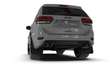 Rally Armor 18-22 Jeep Grand Cherokee SRT Trackhawk Black UR Mud Flap - Red Logo