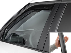 WeatherTech 20-26 Ford Explorer Front Front Side Window Deflectors - Matte Blk