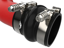 Load image into Gallery viewer, aFe 23-25 Ford F250/F350 Super Duty V8-6.7L BladeRunner Aluminum Hot &amp; Cold Charge Pipe Kit - Red