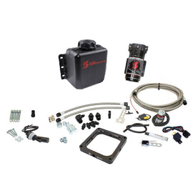 Snow Performance Gas Carbureted 4500 Flange Stage 1 Water Inj Kit (WOT Activated SS Braided Lines)