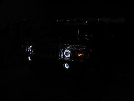 Oracle 03-10 Hummer H2 LED Fog Light Halo Kit - Red