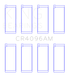 King Engine Bearings Mazda Fe/G6/F8 (Size +0.25mm) Connecting Rod Bearing Set