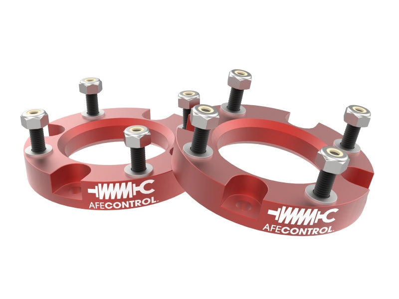 aFe 24-25 Toyota Tacoma CONTROL 1.5in Leveling Kit - Red