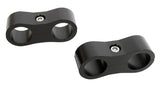 Russell Hose Separator For -12 Braided Hose Black Anodize (2 Pack)
