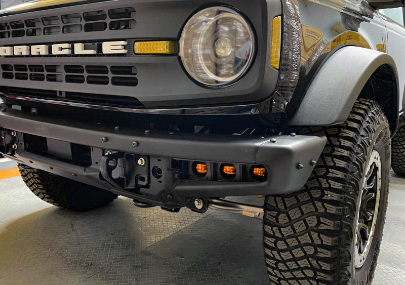 Oracle High 21-22 Ford Bronco Triple LED Fog Light kit for Steel Bumper