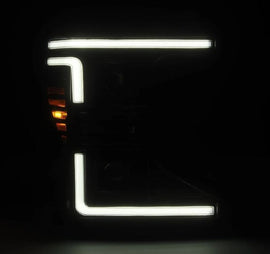 AlphaRex 20-22 Ford F150 Pro-Series Projector Headlights Alph. Black w/ Act.Light / Seq. Sig. / DRL