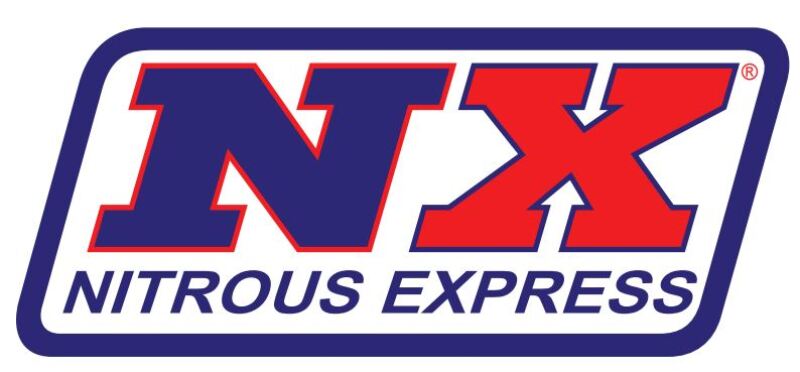 Nitrous Express 4AN 20in Stainless Braided Double SHO Hose (w/Black 3AN Ends - Both Ends)