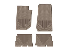 Load image into Gallery viewer, WeatherTech 14-16 Jeep Wrangler Unlimited Front &amp; Rear Rubber Mats - Tan