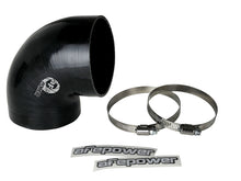 Load image into Gallery viewer, aFe Magnum FORCE Intake Coupling Kit (3-3/4 IN ID to 3-1/2 IN ID x 90 Deg.) Elbow Coupler - Black
