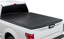 Load image into Gallery viewer, Access LOMAX 2022+ Rivian R1T 4ft 6in Bed (w/ OEM Tonneau Track) Tri-Fold Cover - Matte Black