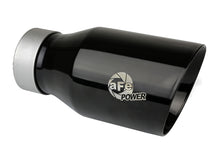 Load image into Gallery viewer, aFe MACH Force-Xp Universal Exhaust Tip 3 IN Inlet x 4-1/2 IN Outlet x 9 IN L- Black Tip