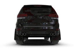 Rally Armor 18-22 Jeep Grand Cherokee SRT Trackhawk Black UR Mud Flap - Red Logo