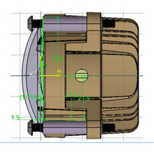 Load image into Gallery viewer, Oracle 60mm 15W Low Beam LED Emitter - Amber