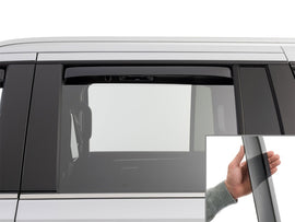 WeatherTech 21-26 Cadillac Escalade ESV Rear Rear Side Window Deflectors-Dark Tint