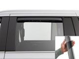 WeatherTech 21-26 Cadillac Escalade ESV Rear Rear Side Window Deflectors-Dark Tint