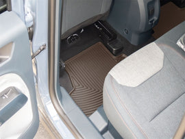 WeatherTech 22-26 Ford Maverick Hybrid 2nd Row Rear All-Weather Floor Mats - Cocoa