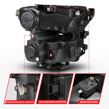 Load image into Gallery viewer, ANZO 15-17 Ford F-150 (Factory Halogen Model ONLY) Full LED Proj Headlights  Init/SeqSig Black- Pair