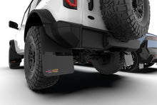 Load image into Gallery viewer, Rally Armor 21-25 Ford Bronco RR-ST Rock Rail-Steel Rear Bumper Black Mud Flap BCE Pink Logo