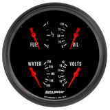 Autometer Z-Series Quad 5in. - 240 OhmE-33 OhmF
