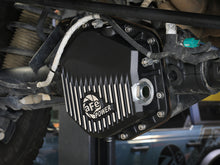 Load image into Gallery viewer, aFe Ford Bronco Raptor 22-25 V6-3.0L POWER Pro Series Rear Differential Cover Black w/ Machined Fins