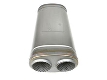 Load image into Gallery viewer, aFe MACH Force-Xp 409 SS Muffler 3in Dual Inlet/Dual Outlet 5in H x 8in W x 18in L - Oval Body