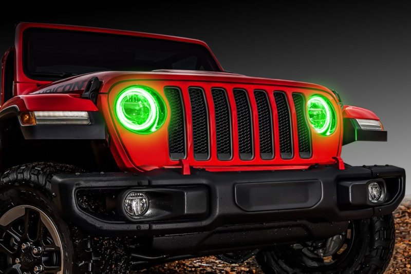ORACLE Lighting Jeep Wrangler JL/Gladiator JT LED Surface Mount Headlight Halo Kit SEE WARRANTY