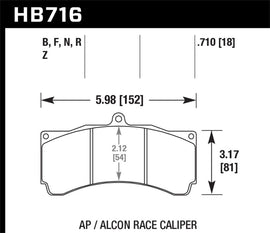 Hawk Performance HP+ Street/Motorsports Crossover Brake Pads