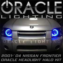 Oracle 01-04 Nissan Frontier LED Headlight Halo Kit - Red