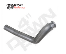 Load image into Gallery viewer, Diamond Eye 00-03 Ford 7.3L Diesel E-Series Van w/ Auto Trans/ Non-Catalyst 4in Aluminum Downpipe