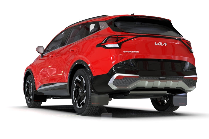 Rally Armor 23-26 Kia Sportage Black UR Mud Flap w/ Dark Grey Logo