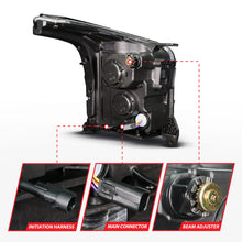 Load image into Gallery viewer, ANZO 15-20 GMC Yukon (Incl XL - Factory Halogen Models) Full LED Proj Headlights Black - Pass. Side