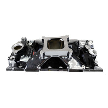 Load image into Gallery viewer, Edelbrock Chevy SB Victor Jr. 23 Degree Black Plasma Intake Manifold