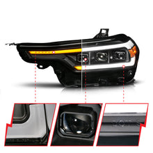 Load image into Gallery viewer, Anzo 2023+ Chevy Colorado Full LED Proj. Headlights w/ Black Housing - Seq. Lightbar w. DRL