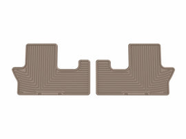 WeatherTech 24-26 Hyundai Santa Fe 2nd Row Rear All-Weather Floor Mats - Tan