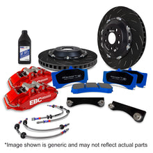 Load image into Gallery viewer, EBC Racing 2022+ Ineos Grenadier Red Apollo-6 Calipers 355mm Rotors Front Big Brake Kit