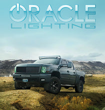 Load image into Gallery viewer, Oracle 07-13 Chevrolet Silverado LED Round Style Headlight Halo Kit - Green