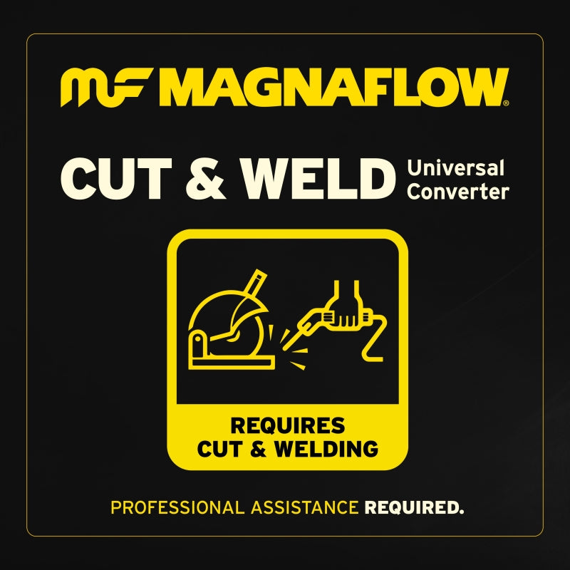 MagnaFlow 2.25in. CA 5in. Spun Cen/Off Universal Converter