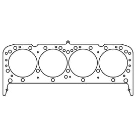 Cometic Chevy Gen1 Small Block V8 .040in MLS Cylinder Head Gasket-4.080in Bore-With Valve Pockets