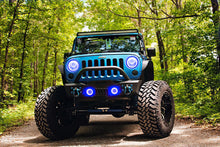 Load image into Gallery viewer, Oracle 07-17 Jeep Wrangler LED Fog Light Halo Kit - Blue